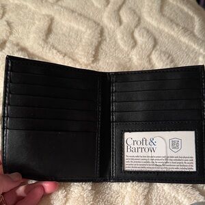 Croft & Barrow Black Card Holder